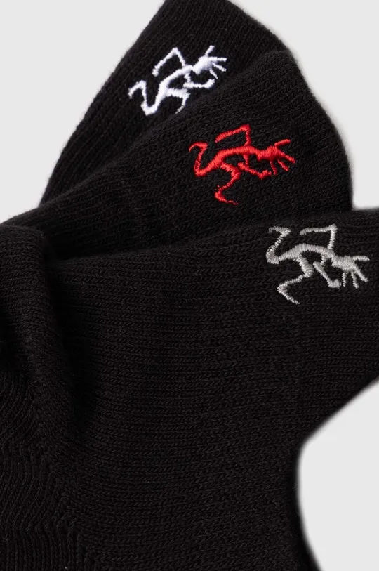 Ponožky Gramicci Basic Sneaker Socks 3-pack 3-pak čierna