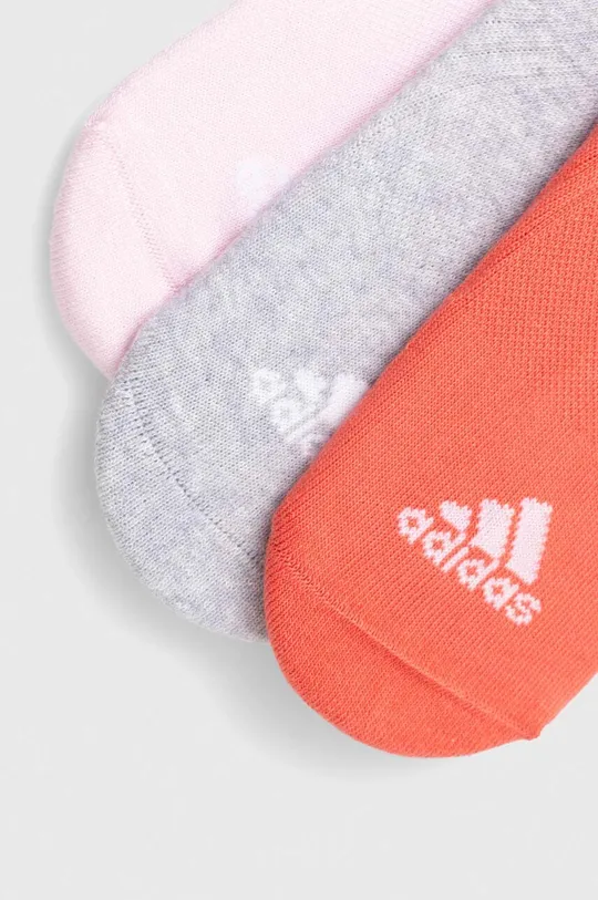 Ponožky adidas 3-pak sivá