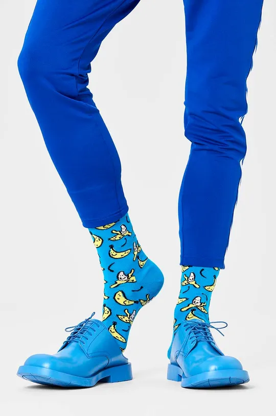 Κάλτσες Happy Socks Banana Sock μπλε