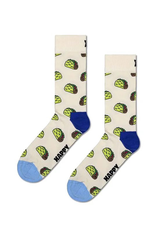 biela Ponožky Happy Socks Taco Sock Unisex