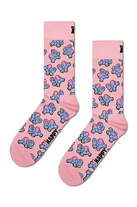 ροζ Κάλτσες Happy Socks Inflatable Elephant Unisex