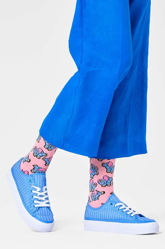 Κάλτσες Happy Socks Inflatable Elephant ροζ