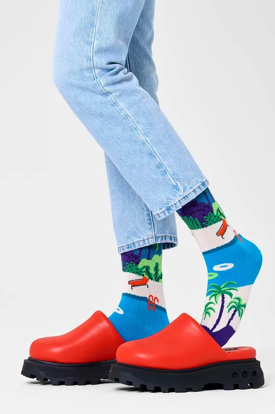 Ponožky Happy Socks Poolside modrá
