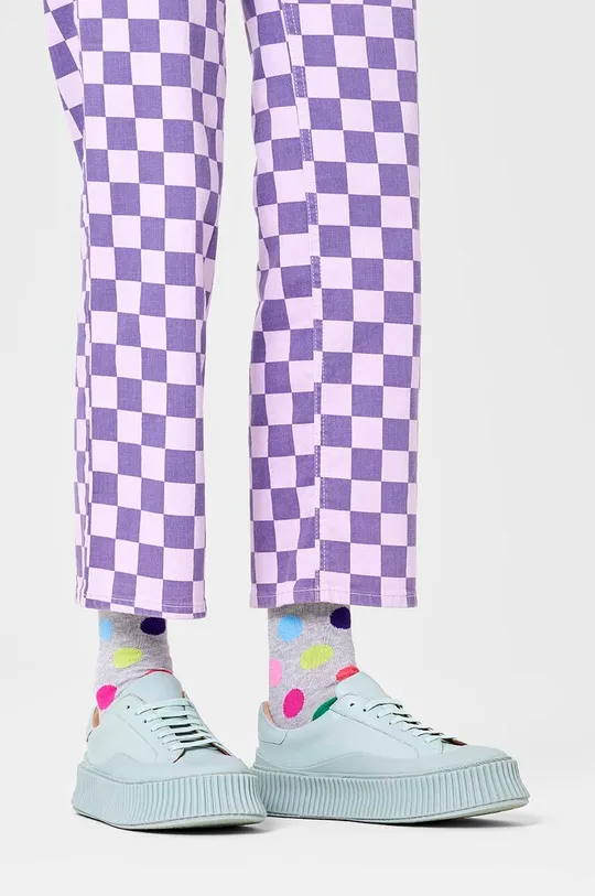 Happy Socks calzini Big Dot Sock grigio