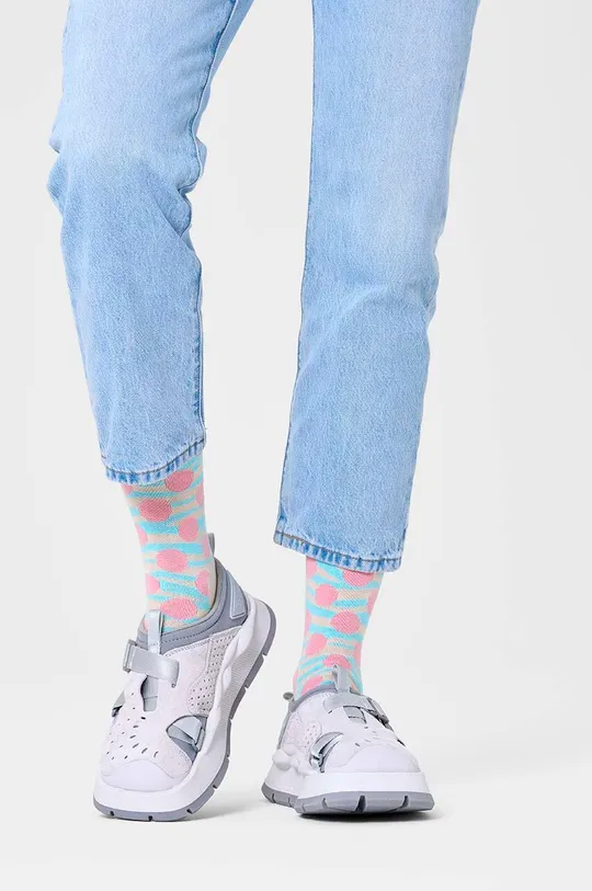Κάλτσες Happy Socks Tiger Dot Sock ροζ