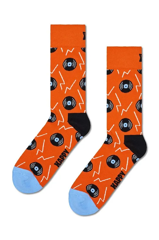 πορτοκαλί Κάλτσες Happy Socks Vinyl Sock Unisex