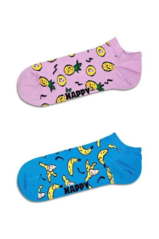 multicolore Happy Socks calzini Fruit Low Socks pacco da 2 Unisex