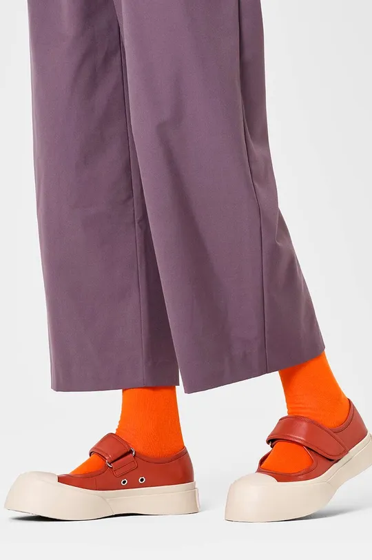 Κάλτσες Happy Socks Solid Sock πορτοκαλί
