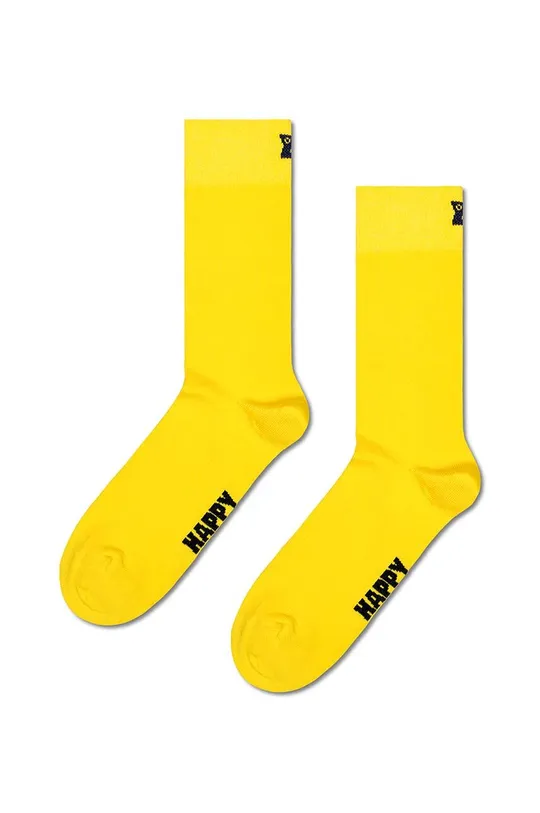 жёлтый Носки Happy Socks Solid Unisex