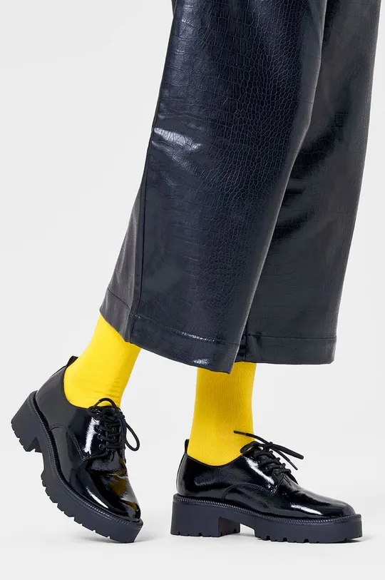rumena Nogavice Happy Socks Solid
