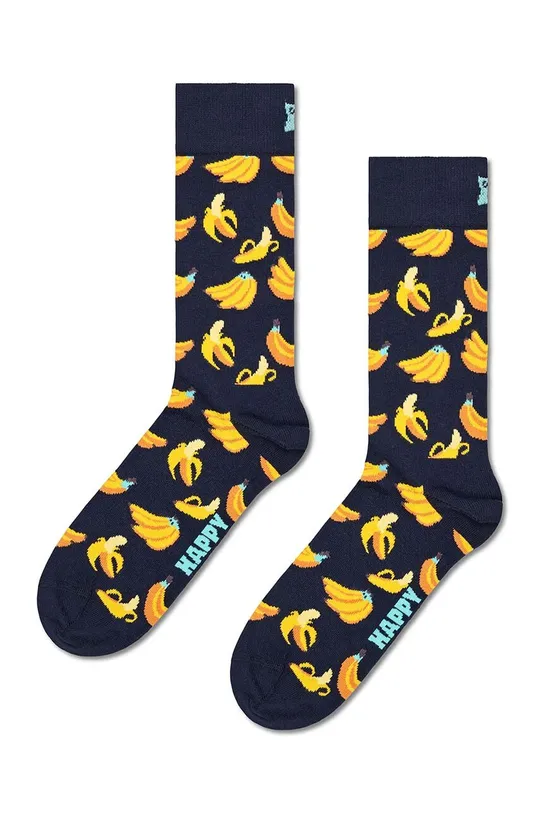 Ponožky Happy Socks Gift Box Food 3-pak tmavomodrá
