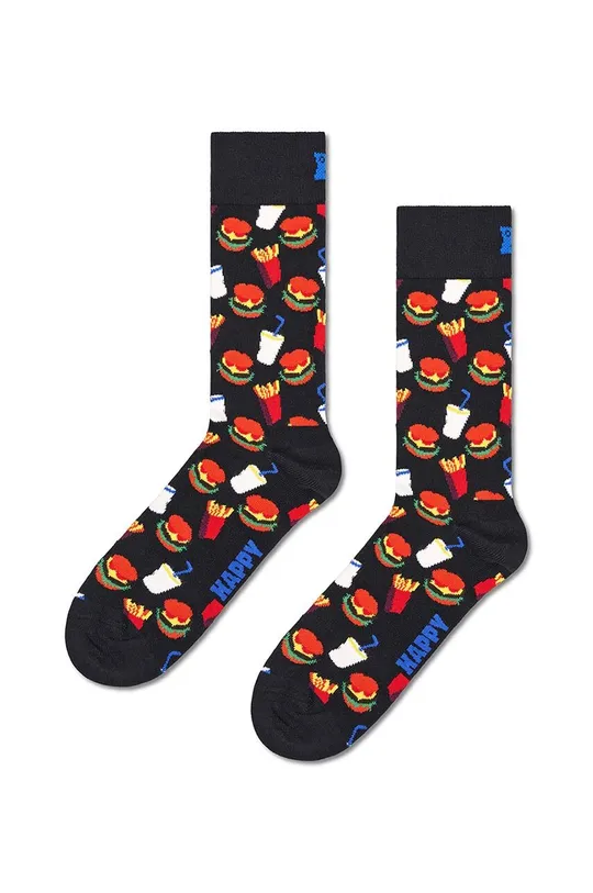 tmavomodrá Ponožky Happy Socks Gift Box Food 3-pak