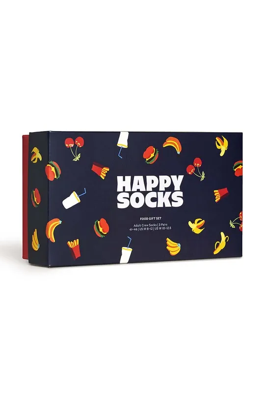 Nogavice Happy Socks Gift Box Food 3-pack Unisex