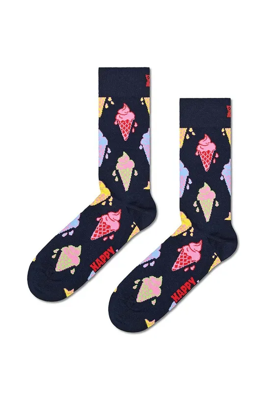 Happy Socks zokni Gift Box Navy 3 pár 86% pamut, 12% poliamid, 2% elasztán