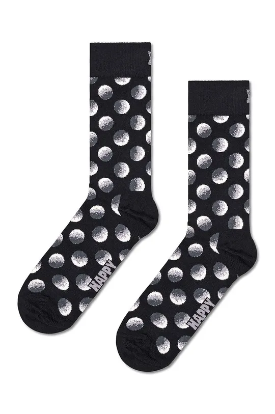 Nogavice Happy Socks Gift Box Black White 3-pack 86 % Bombaž, 12 % Poliamid, 2 % Elastan