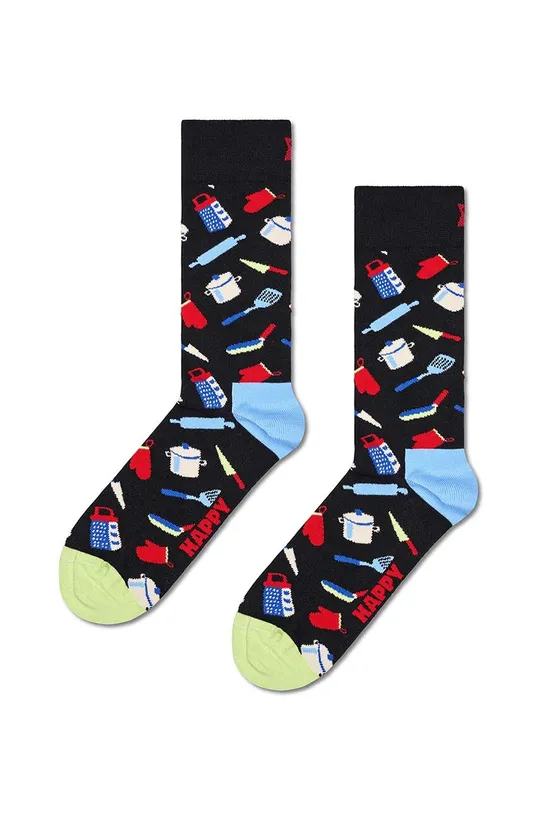 čierna Ponožky Happy Socks Kitchen Tools Sock Unisex