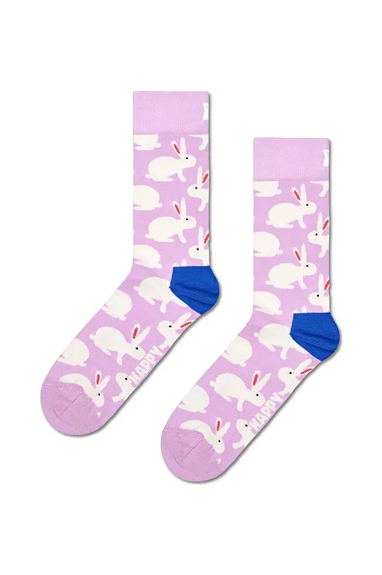 μωβ Κάλτσες Happy Socks Bunny Sock Unisex