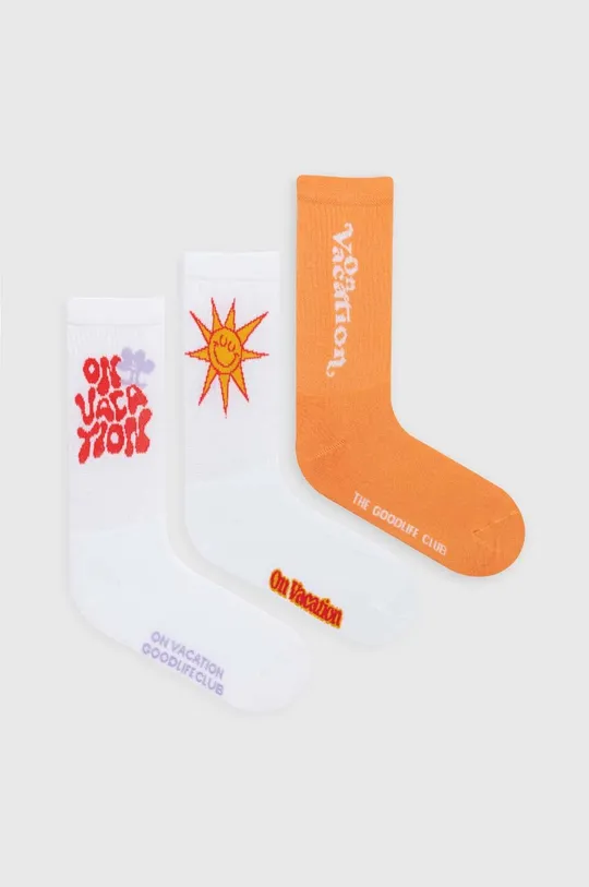 biela Ponožky On Vacation Summer Holiday 3-pak Unisex