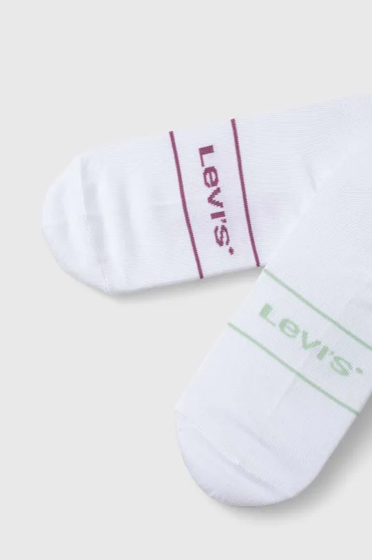 Levi's skarpetki 2-pack biały