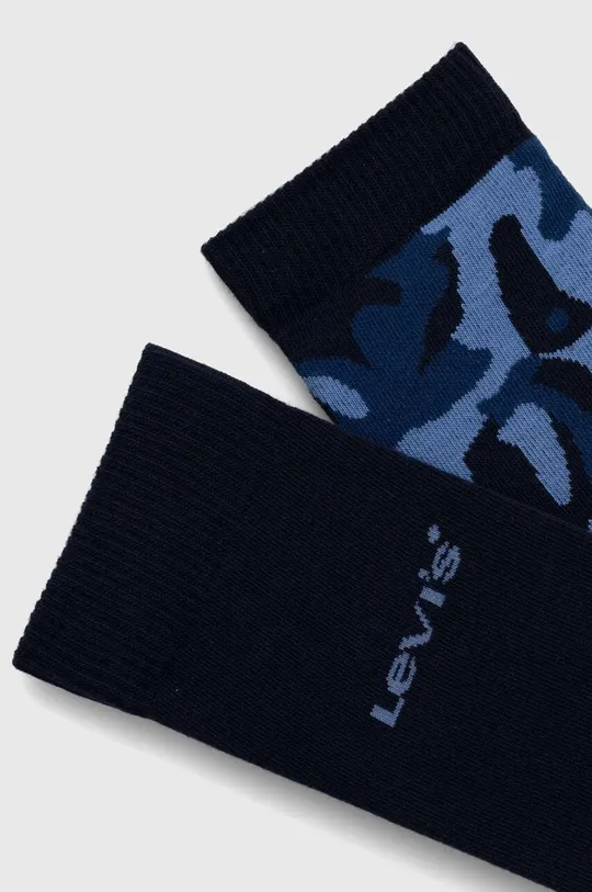 Čarape Levi's 2-pack mornarsko plava