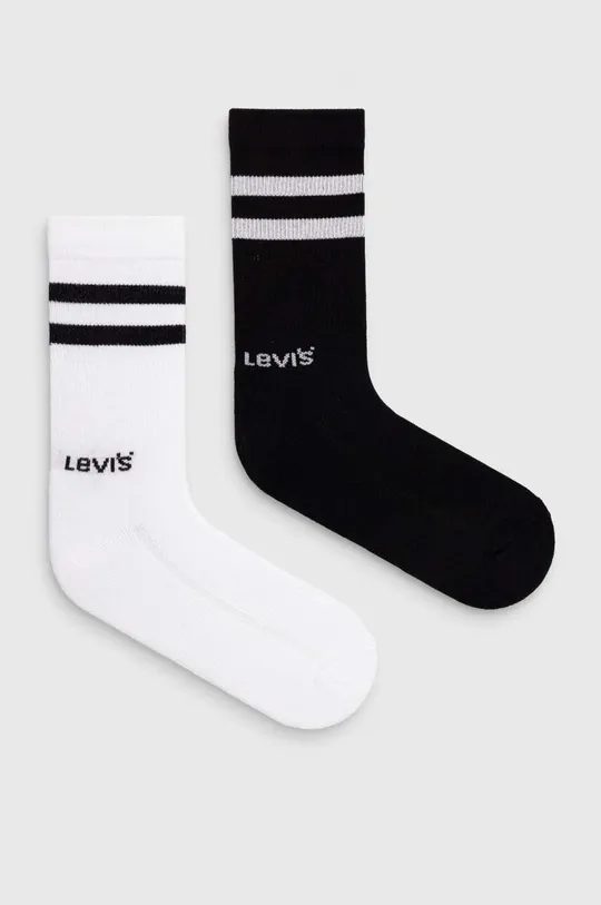 crna Čarape Levi's 2-pack Unisex