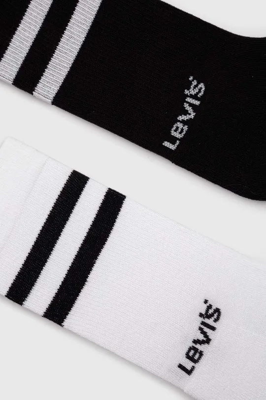 Ponožky Levi's 2-pak čierna