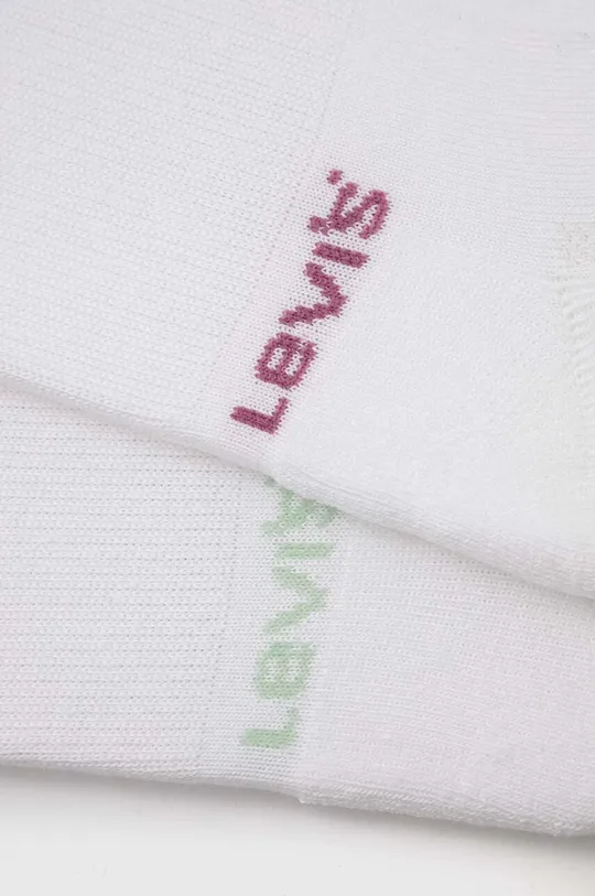 Levi's calzini pacco da 2 bianco