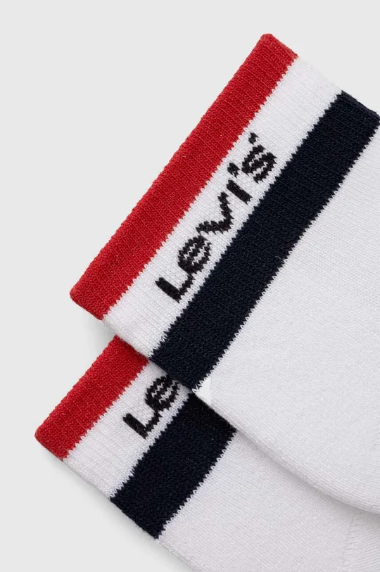 Levi's calzini pacco da 2 bianco