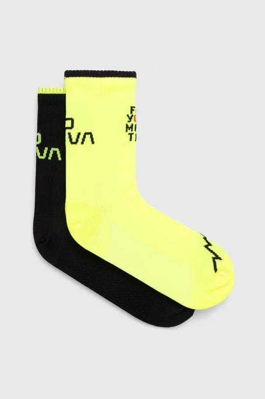 sárga LA Sportiva zokni For Your Mountain Uniszex