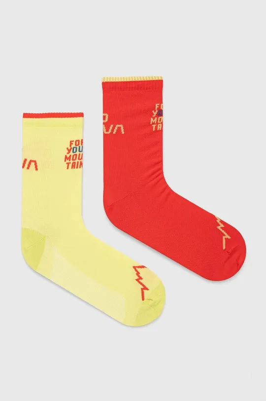 κόκκινο Κάλτσες LA Sportiva For Your Mountain Unisex