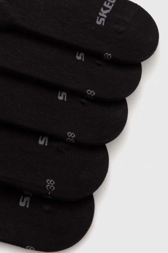 Nogavice Skechers 5-pack črna
