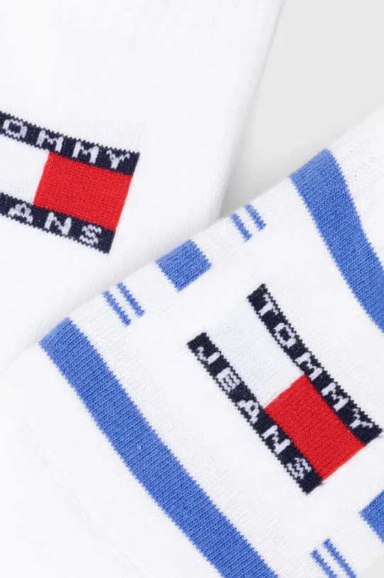 Κάλτσες Tommy Jeans 2-pack λευκό