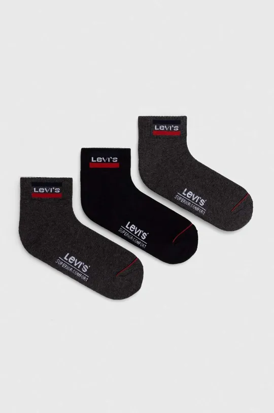 Κάλτσες Levi's 6-pack 83% Βαμβάκι, 15% Πολυαμίδη, 2% Σπαντέξ