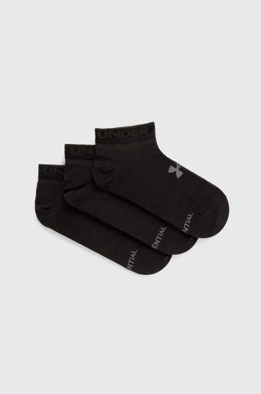 čierna Ponožky Under Armour Essential Low Cut 3-pak Unisex