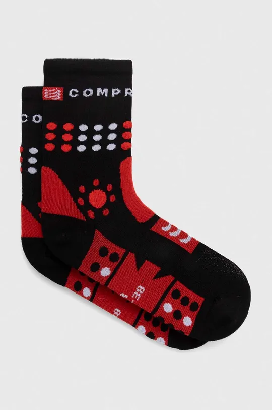 fekete Compressport zokni Trekking Socks Uniszex
