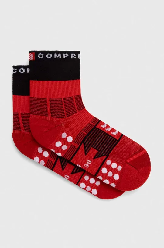 czerwony Compressport skarpetki Fast Hiking Socks Unisex
