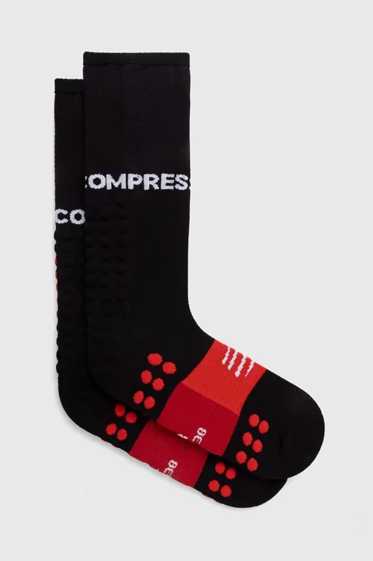 μαύρο Κάλτσες Compressport Full Socks Run Unisex