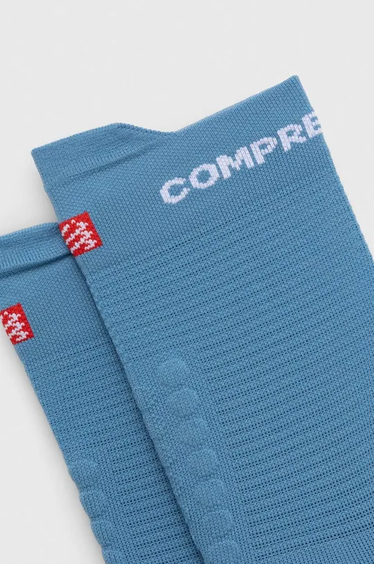 Κάλτσες Compressport Pro Racing Socks v4.0 Run High μπλε