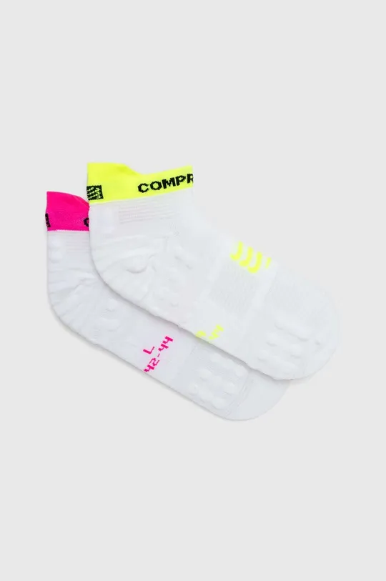 bijela Čarape Compressport Pro Racing Socks v4.0 Run Low Unisex