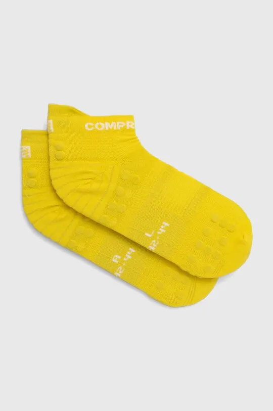 κίτρινο Κάλτσες Compressport Pro Racing Socks v4.0 Run Low Unisex