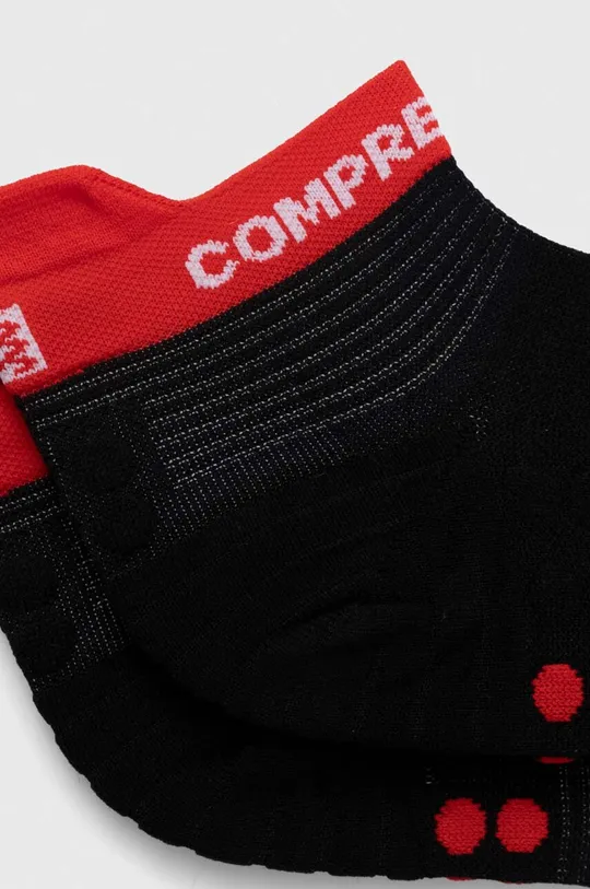 Κάλτσες Compressport Pro Racing Socks v4.0 Run Low μαύρο