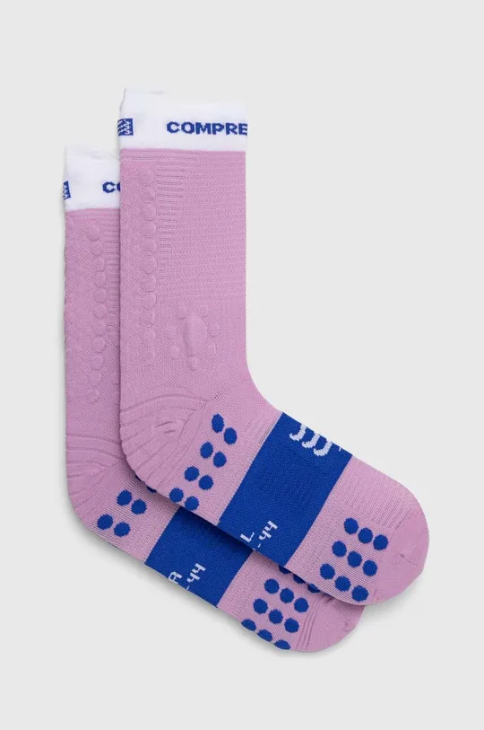 фиолетовой Носки Compressport Pro Racing Socks v4.0 Trail Unisex