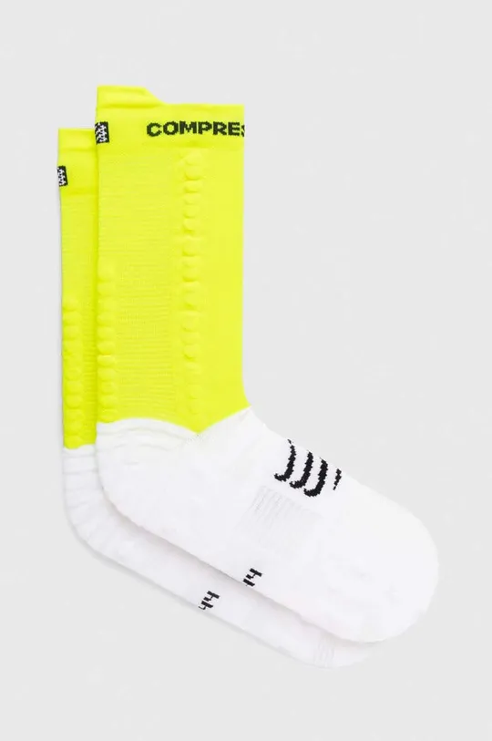 κίτρινο Κάλτσες Compressport Pro Racing Socks v4.0 Bike Unisex