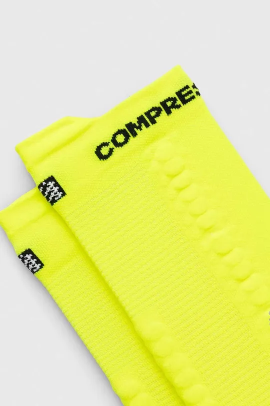 Compressport zokni Pro Racing Socks v4.0 Bike sárga