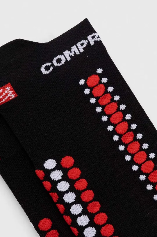 Κάλτσες Compressport Pro Racing Socks v4.0 Bike μαύρο
