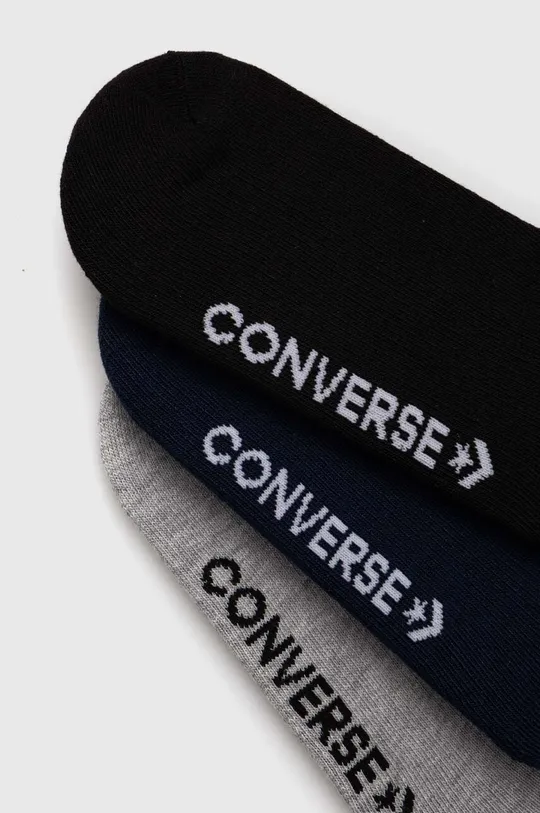 Čarape Converse 3-pack crna