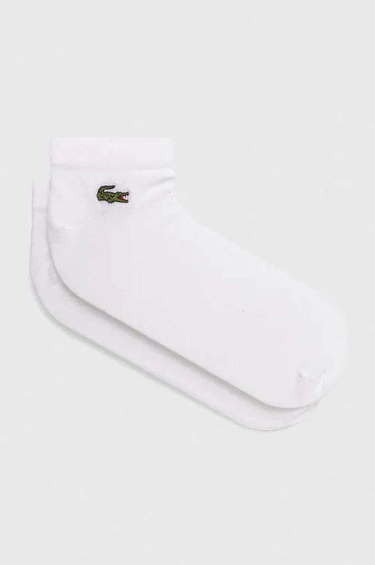 bijela Čarape Lacoste 2-pack Unisex