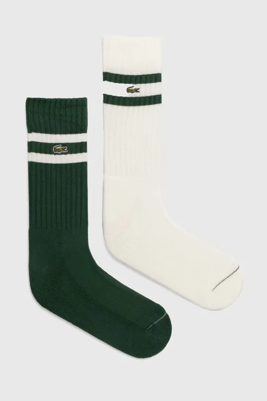 zöld Lacoste zokni 2 pár Uniszex