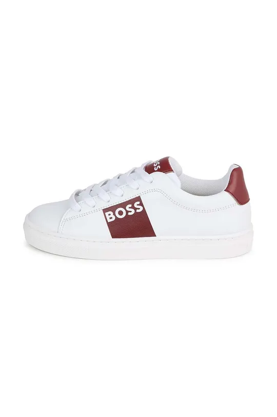 λευκό Παιδικά δερμάτινα αθλητικά παπούτσια BOSS