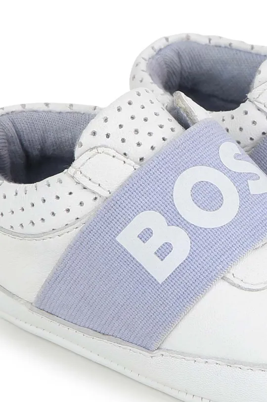 Kožne cipele za bebe BOSS bijela